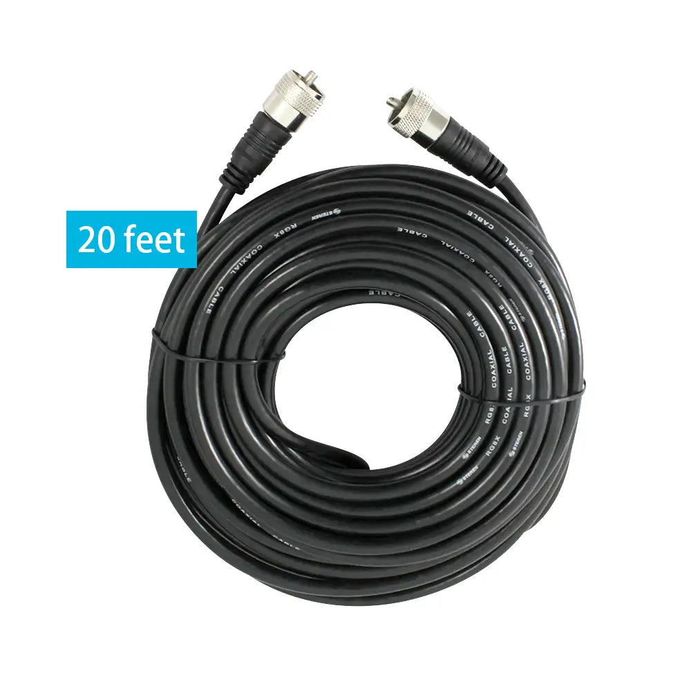 STEREN Coax Cable 20 Ft Coaxial Cable Connector Antenna Cable