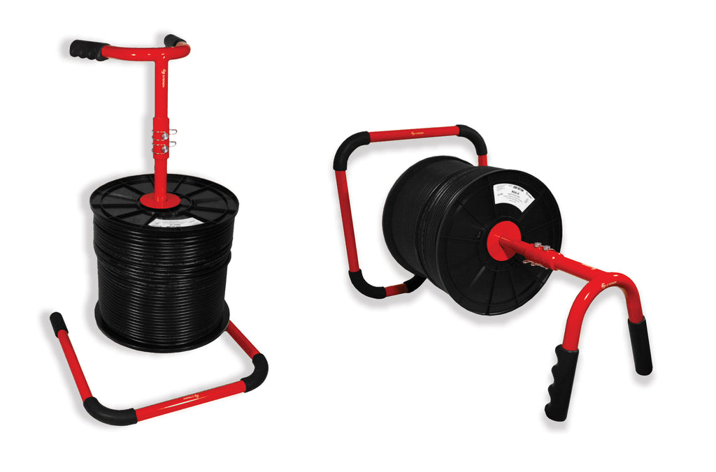 Steren Vertical Cable Caddy - Dish Branded - 1000ft Reels