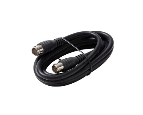 Steren 12ft F-F RG59 Quick Connector Patch Cable Black
