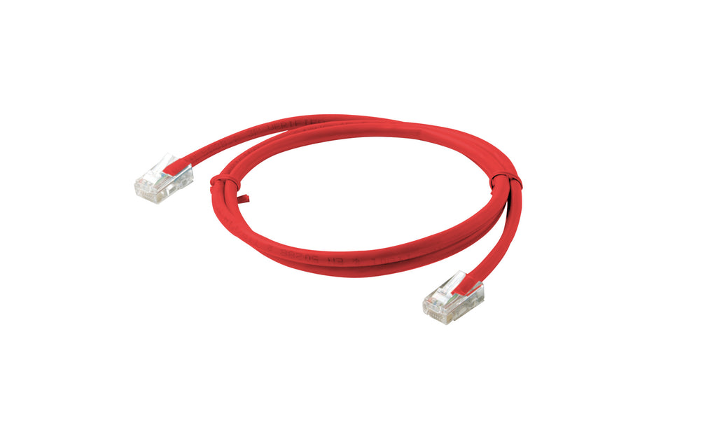 Steren 30ft Cat6 Patch Cord Non-Booted UTP cULus Red