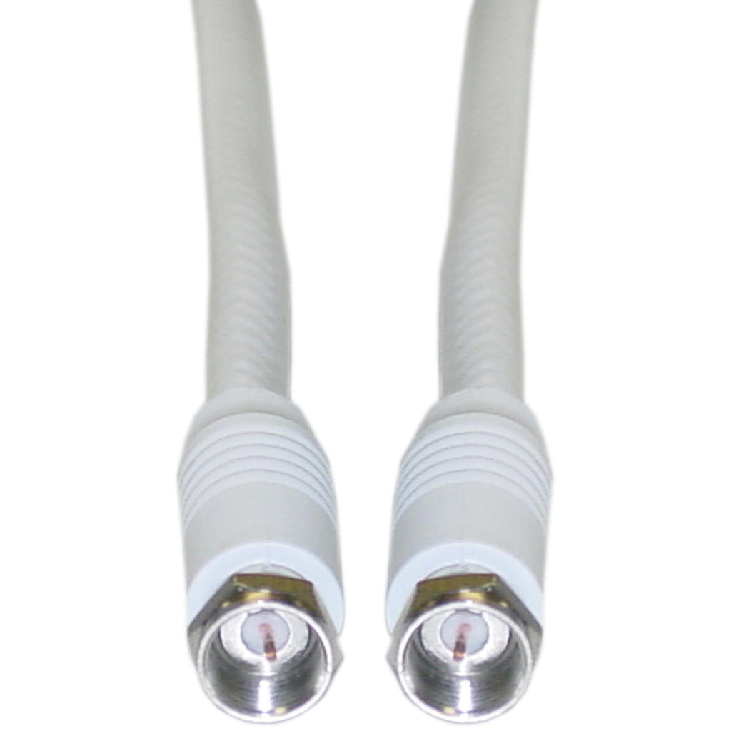 Steren 25ft RG59 Cable with F connectors White